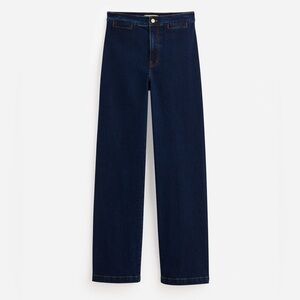 Madewell Size 31 The Emmett Wide-Leg Jean: Welt Pocket Edition COLORLeffers Wash
